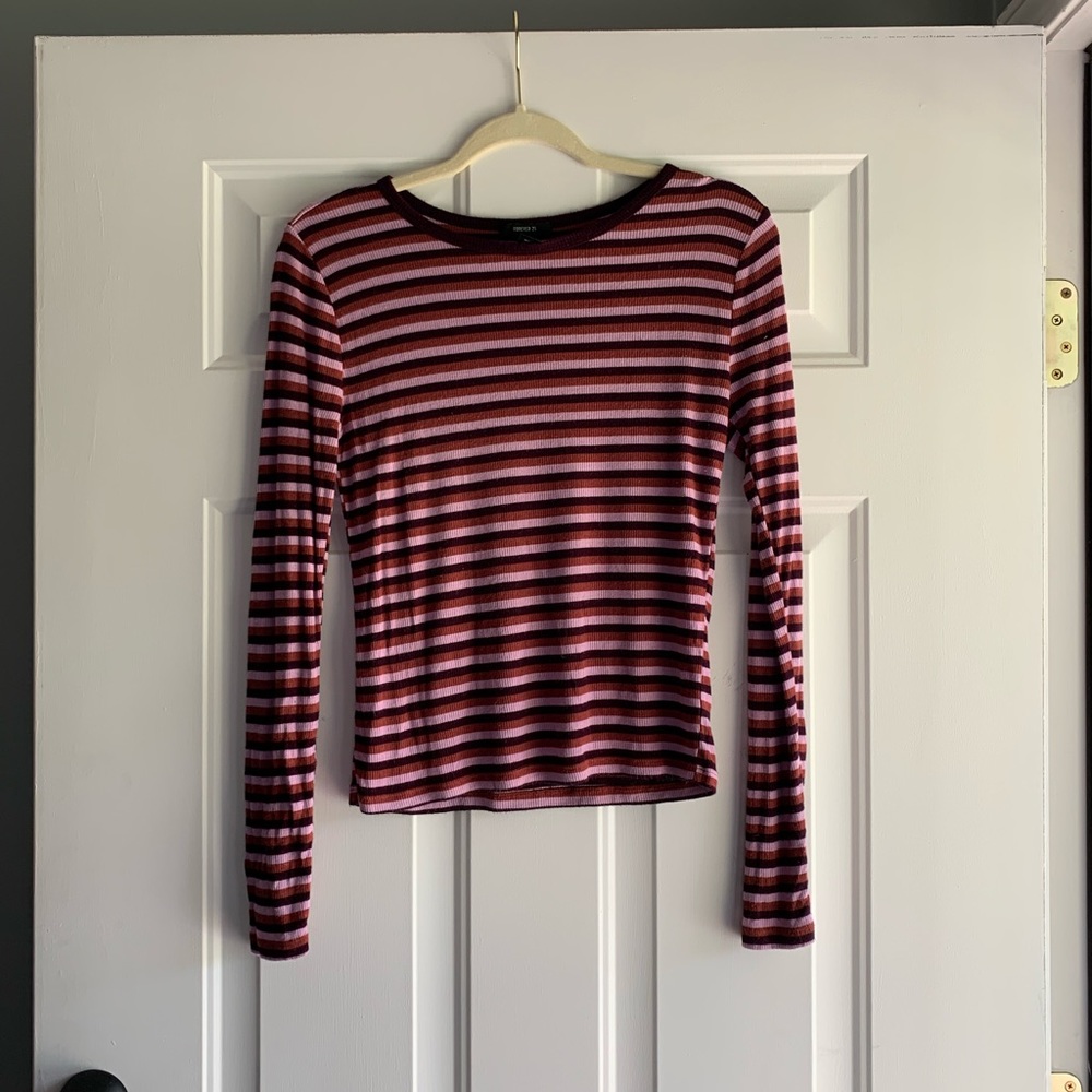 Striped long sleeve shirt